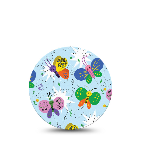 Cute Butterflies Libre OverPatch Tape, Abbott Lingo