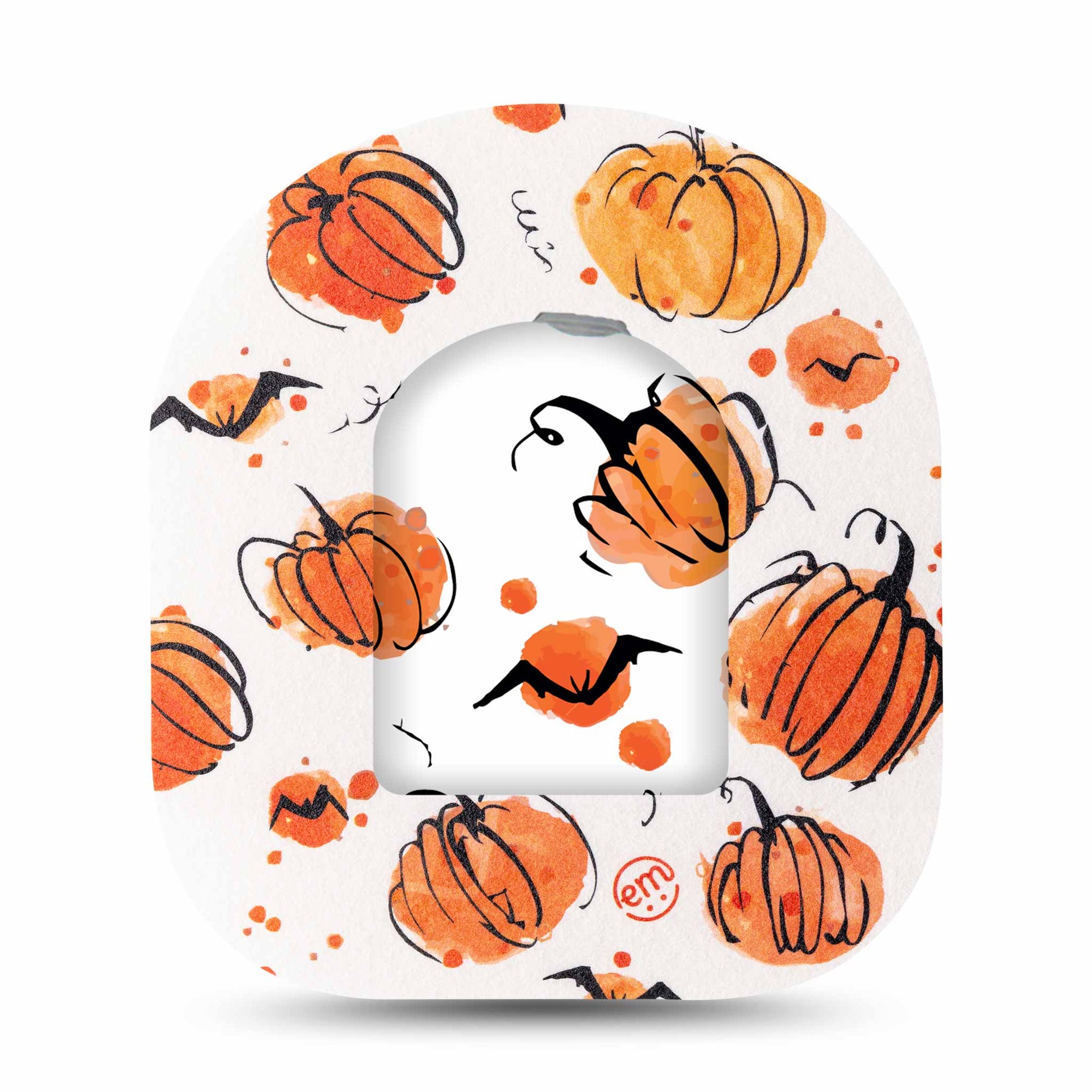 ExpressionMed Pumpkins Pod Sticker with Tape