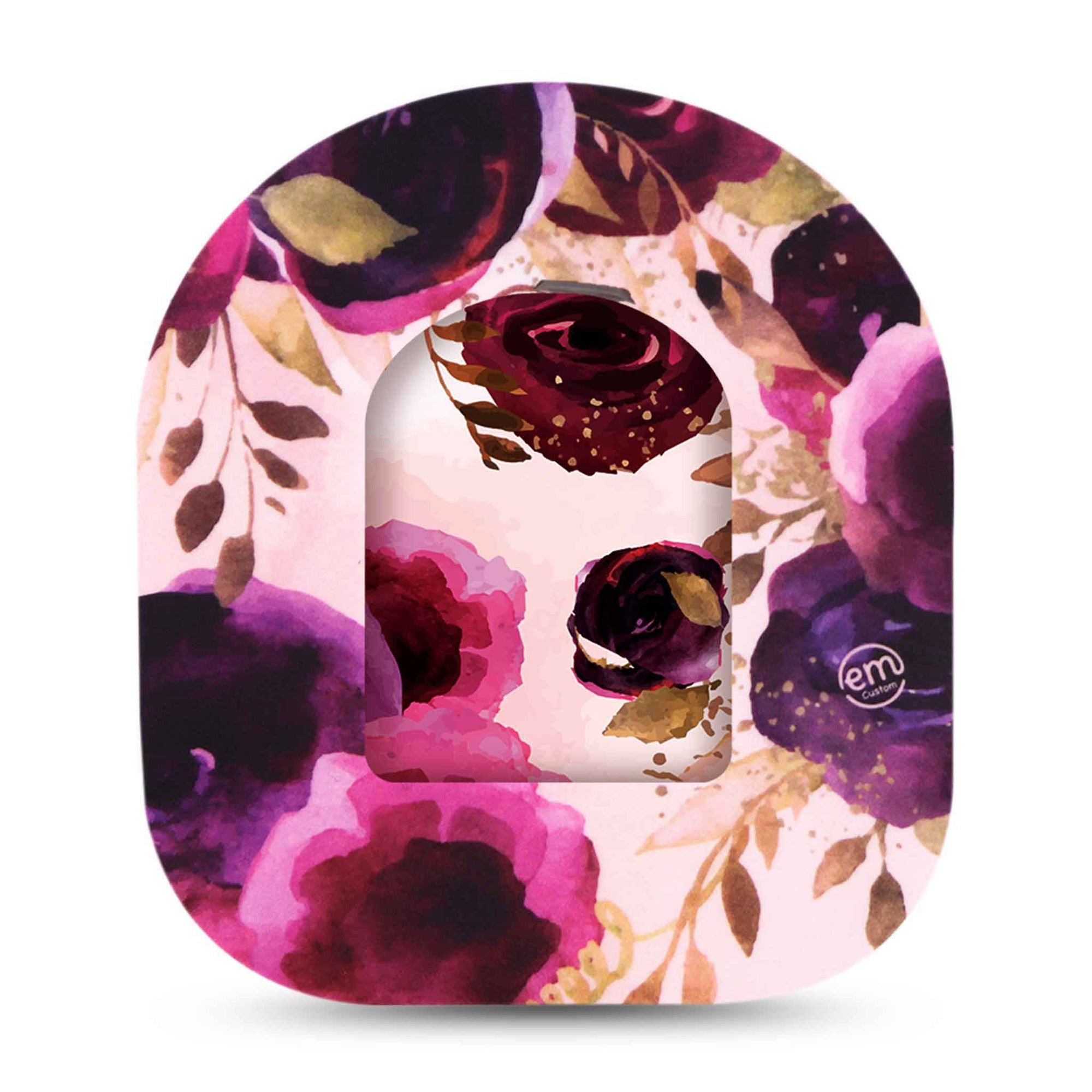 ExpressionMed Purple Bouquet Pod Transmitter Sticker with Tape