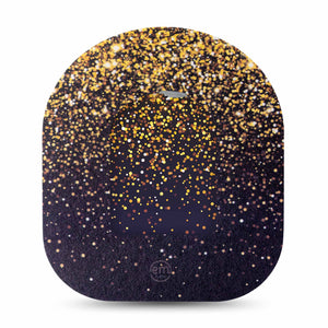 ExpressionMed Gold Sparkles Pod Transmitter Sticker with Tape