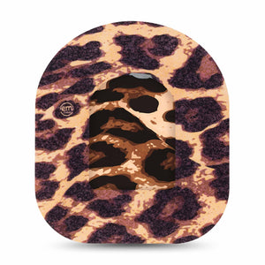 ExpressionMed Leopard Print Dexcom G6 Transmitter Sticker with Tape
