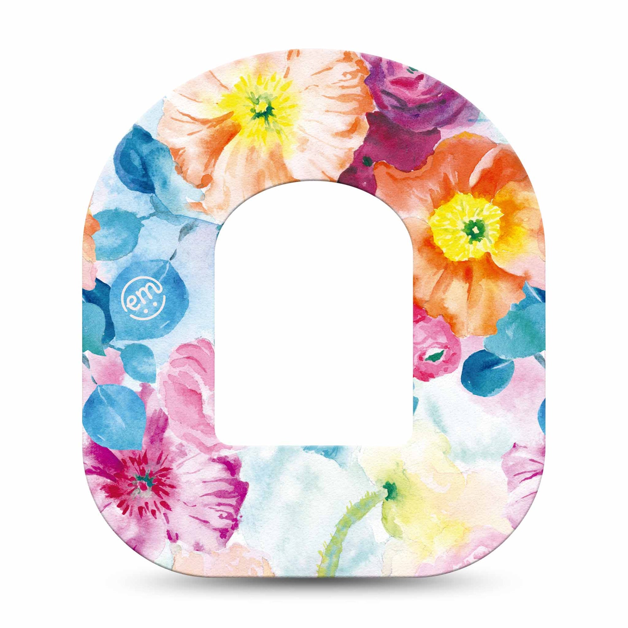 Watercolor Poppies Pod Tape