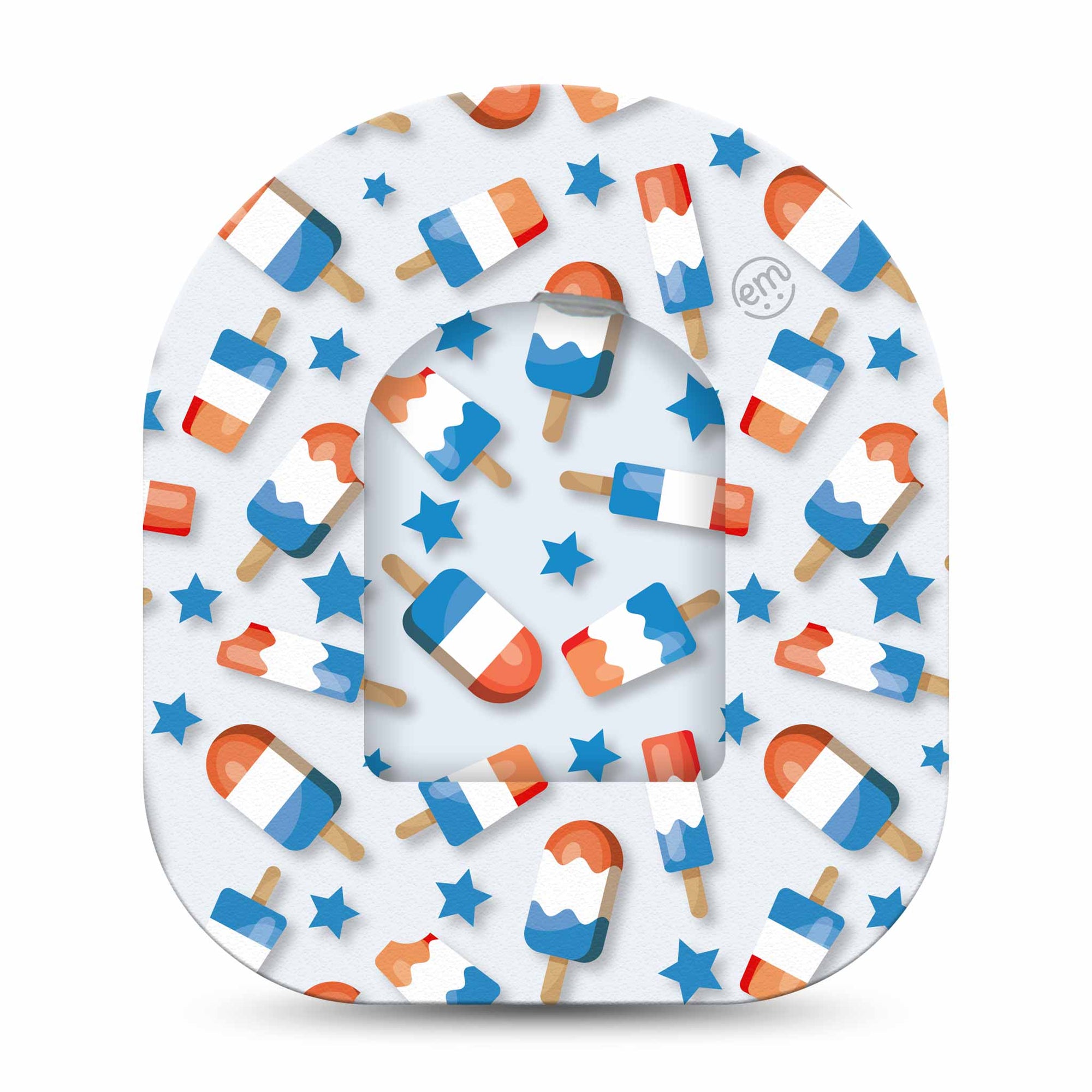 ExpressionMed Patriotic Popsicles Pod Sticker