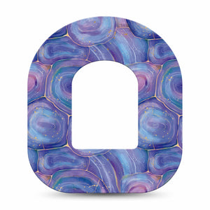 ExpressionMed Purple Agate Omnipod Tape, Single, Purple Fall Pump Overlay Tape