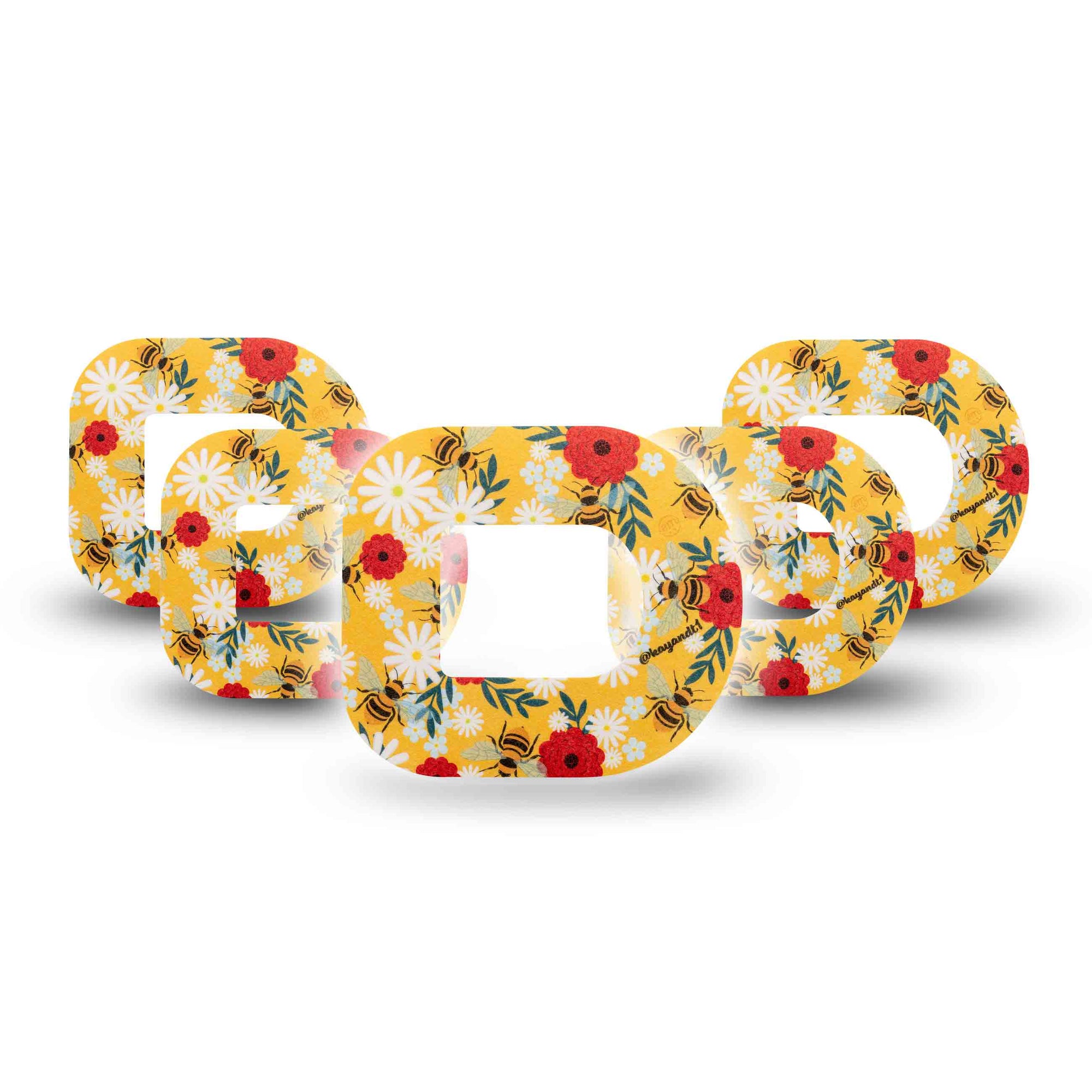 Bees and Flowers Pod Tape 5-Pack