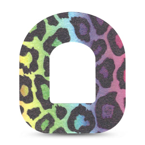 ExpressionMed Multicolor Cheetah Print Pod CGM Single Tape ExpressionMed