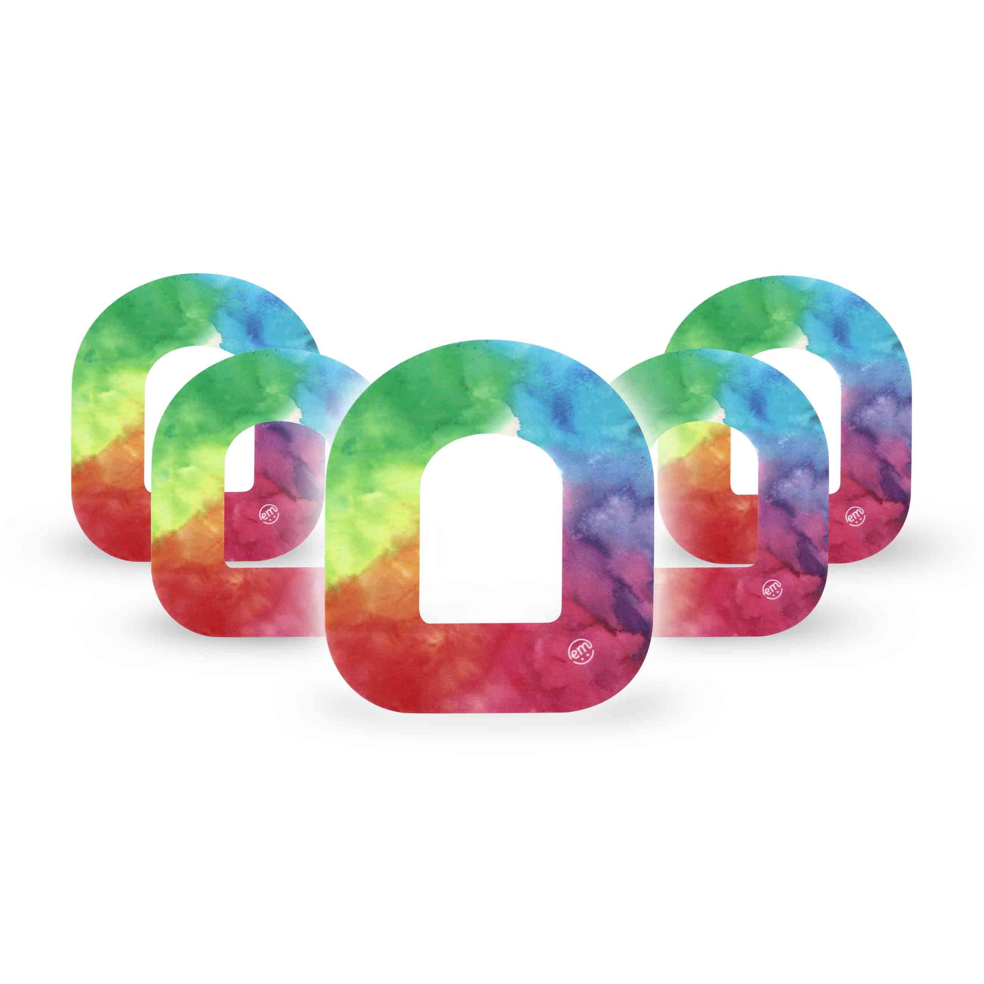 ExpressionMed Rainbow Cloud Omnipod Patch 5-Pack