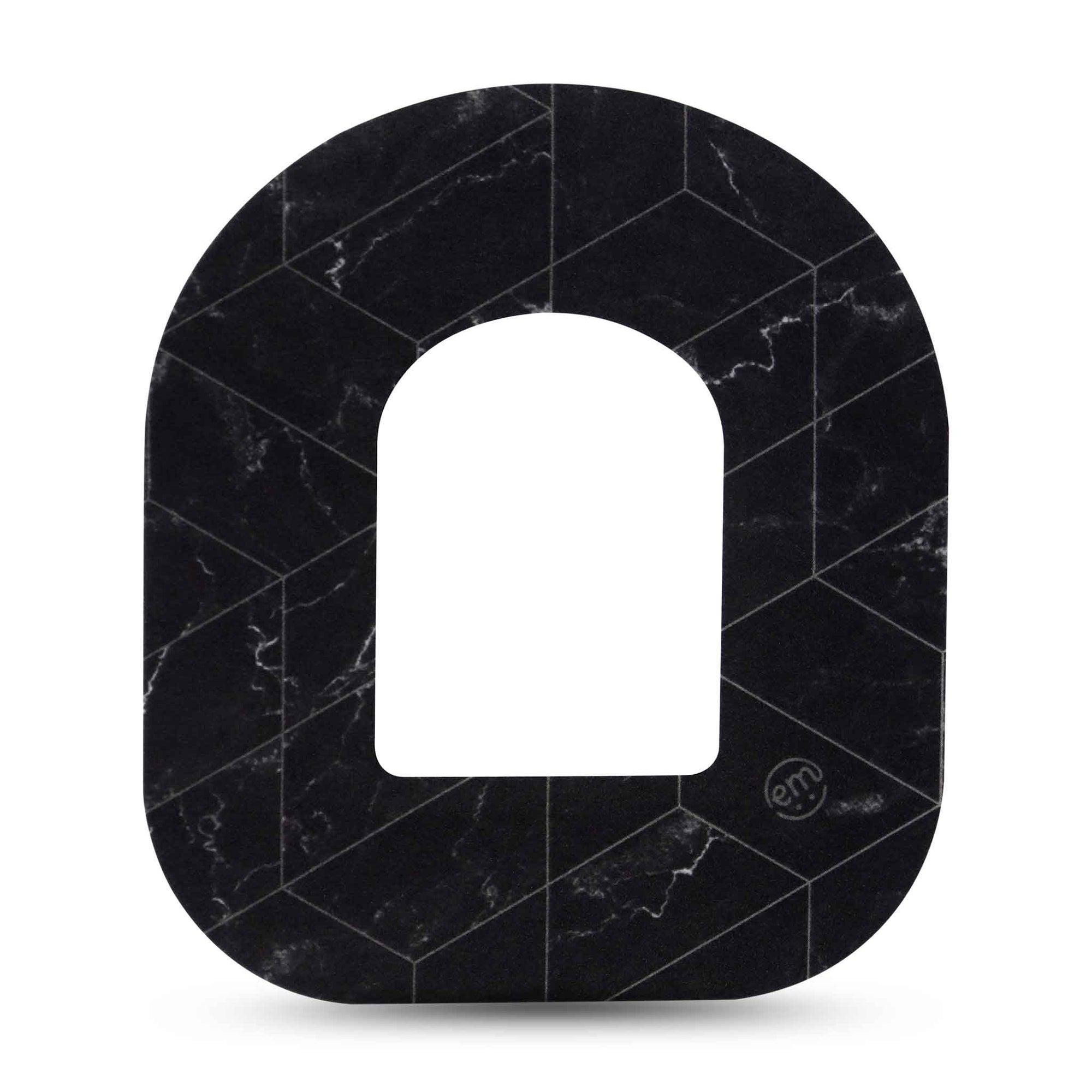 Black Marble Omnipod Patch