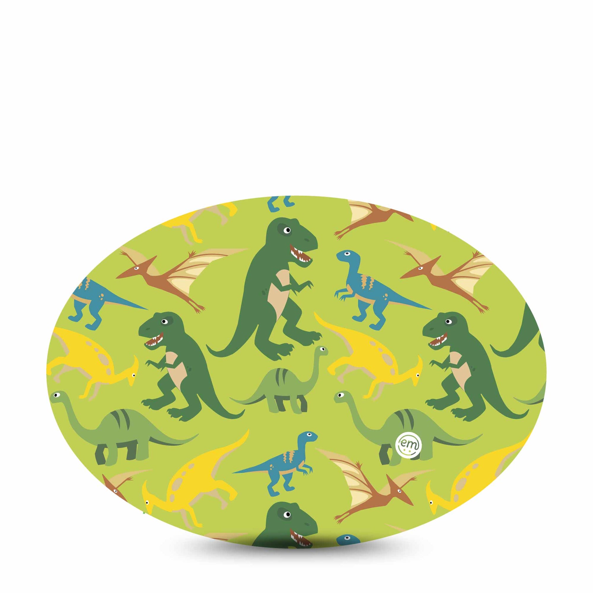 Medtronic Enlite / Guardian ExpressionMed Daring Dinosaurs Universal Oval Tape