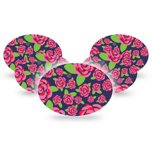 Pretty Pink Roses Oval Tape