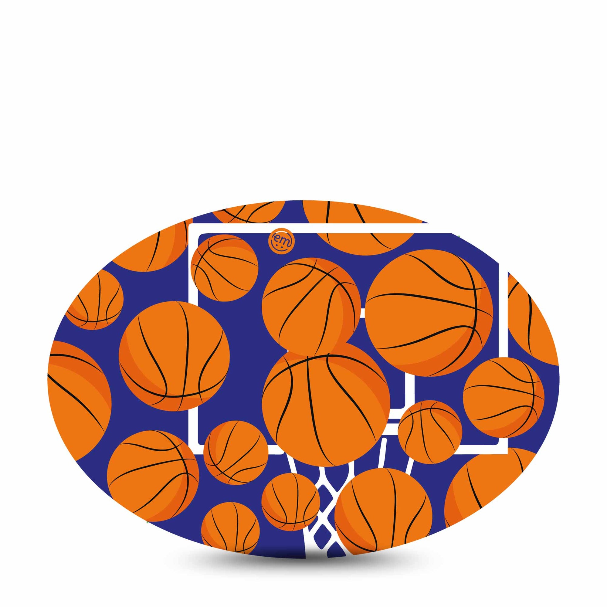 Medtronic Enlite / Guardian Expressionmed Basketball themed universal overpatch
