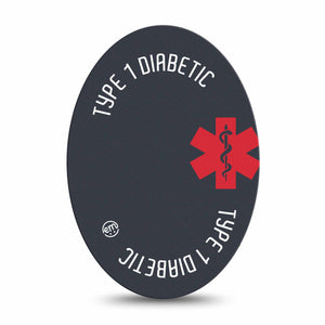 Diabetes Alert Oval Tape