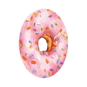 Medtronic Enlite / Guardian ExpressionMed Donut Sprinkles Universal Oval Tape