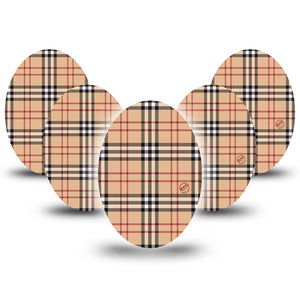 Plaid and Bougie Oval Tape