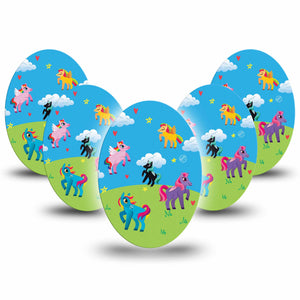 Lil Ponies 5 Pack Oval Tapes