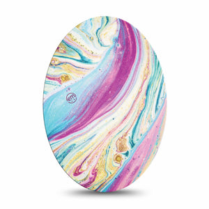 Shimmering Marble Oval Tape