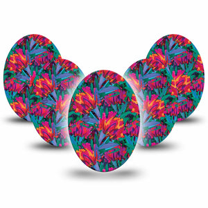 Bold Petals Oval Tapes