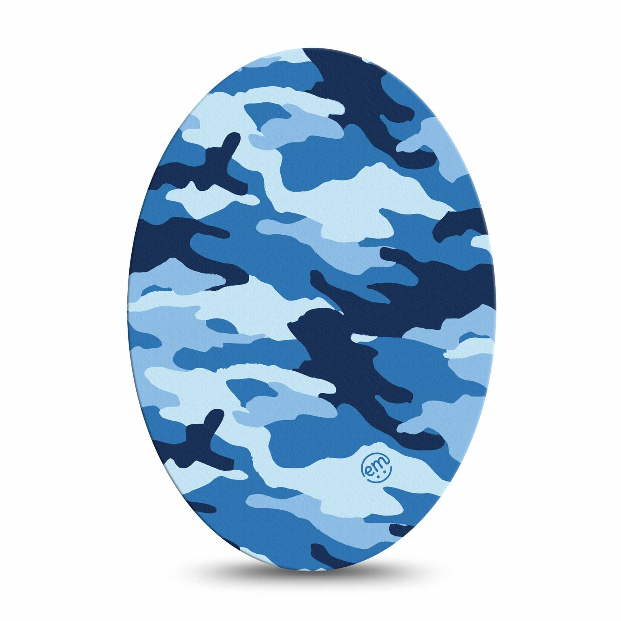 Medtronic Enlite / Guardian Blue Camo Universal Oval Tape