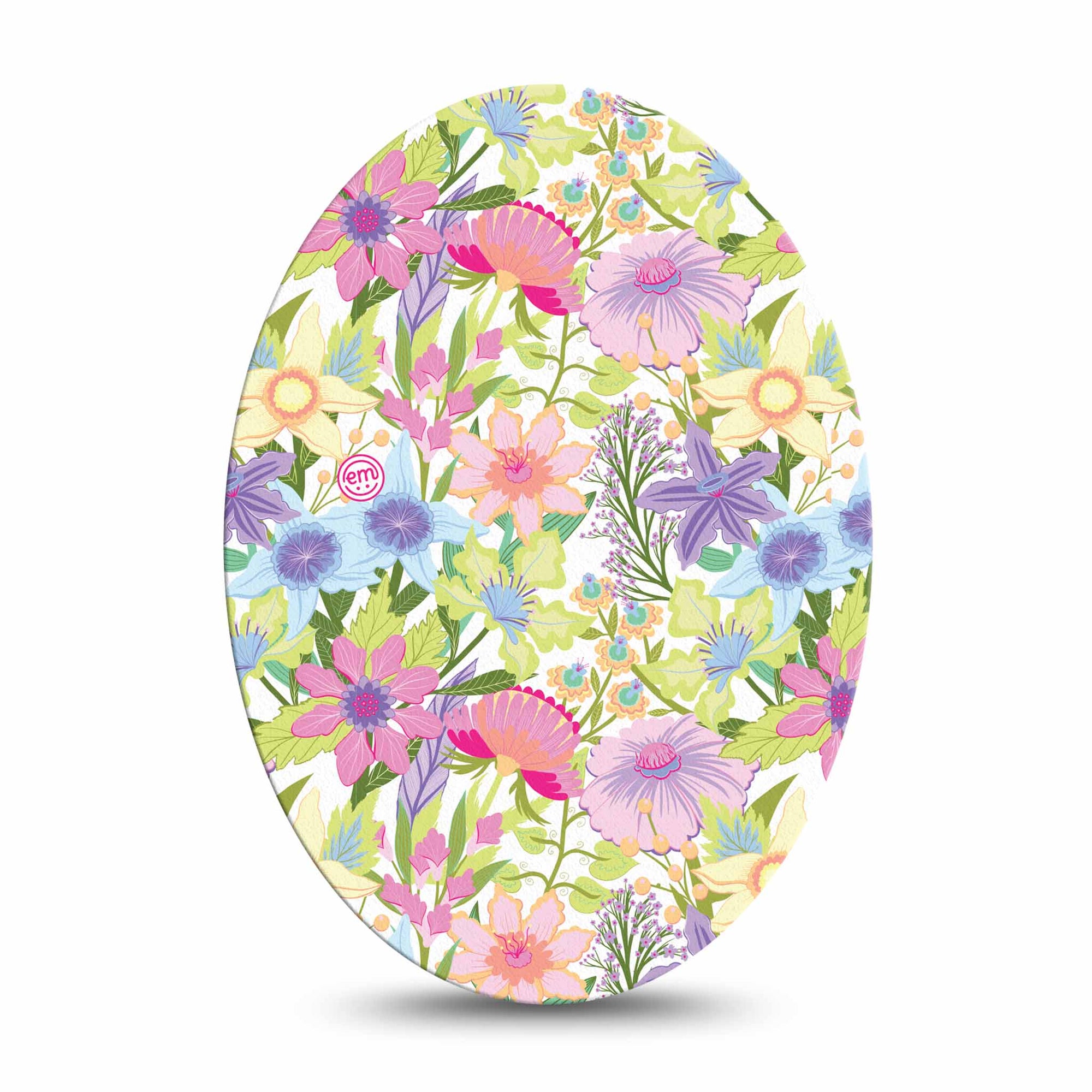 Medtronic Enlite / Guardian ExpressionMed Fantasy Florals Universal Oval Tape