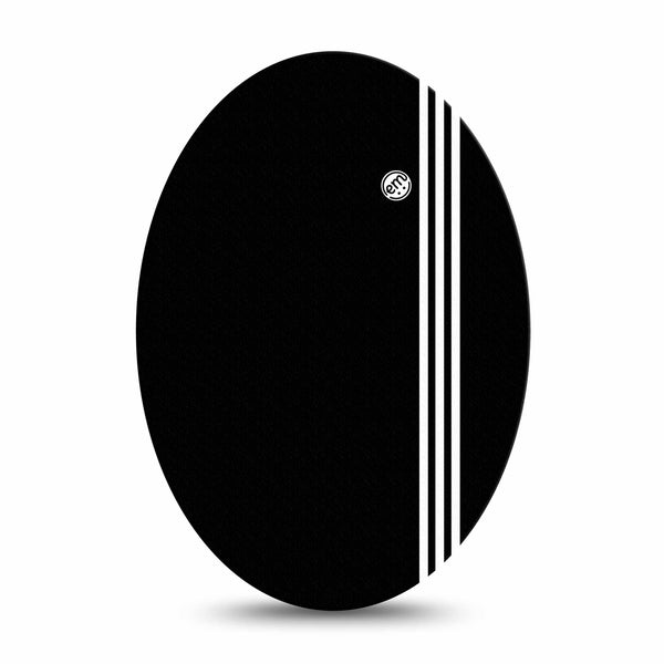 Medtronic Enlite / Guardian Sporty Universal Oval Adhesive Tape, Single, Black and White Design, Waterproof CGM tape