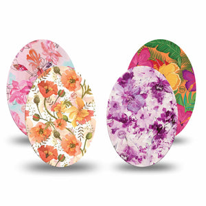 Cheerful Floral Oval Tape Variety Pack