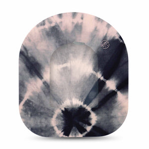 ExpressionMed Overcast Tie Dye Pod Transmitter Sticker with Tape