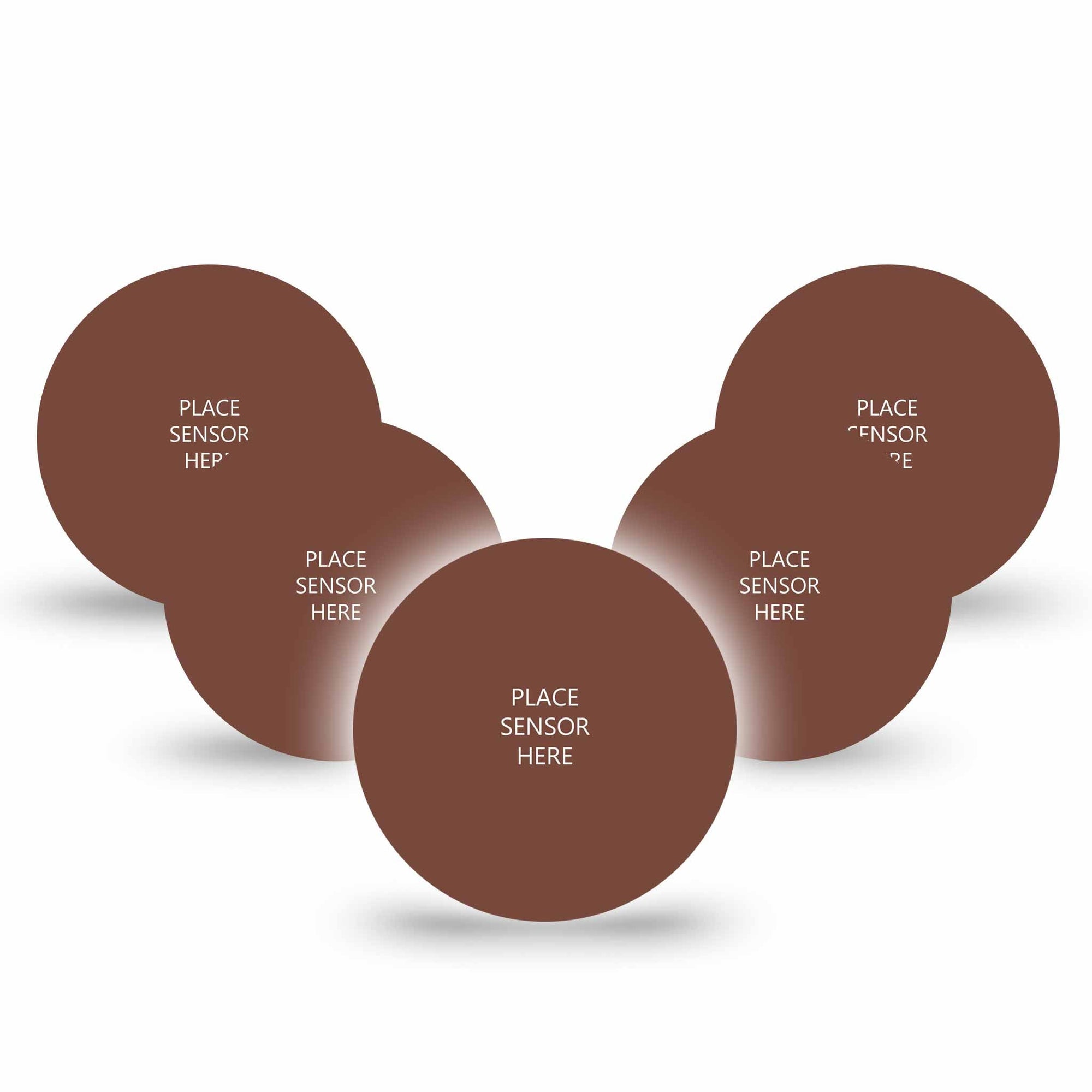 ExpressionMed Chocolate Oval Underpatches