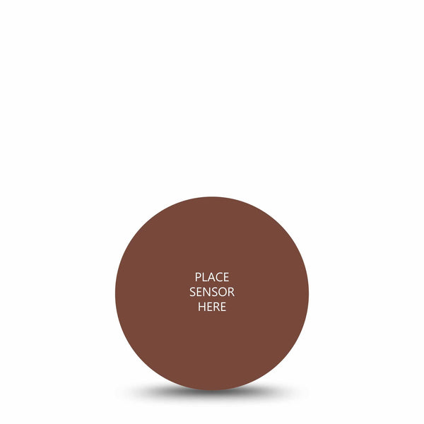 ExpressionMed Chocolate Oval Underpatch