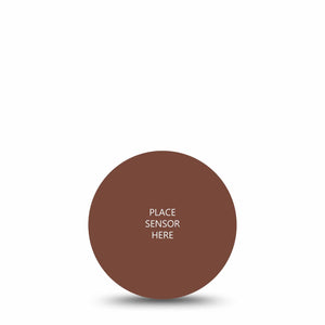 ExpressionMed Chocolate Oval Underpatch