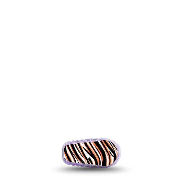 ExpressionMed Orange and Black Bengals Team Spirit Dexcom G6 CGM Transmitter Sticker