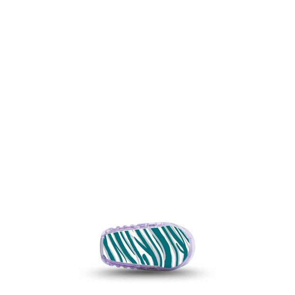 ExpressionMed Green and Silver Eagles Team Spirit Dexcom G6 CGM Transmitter Sticker