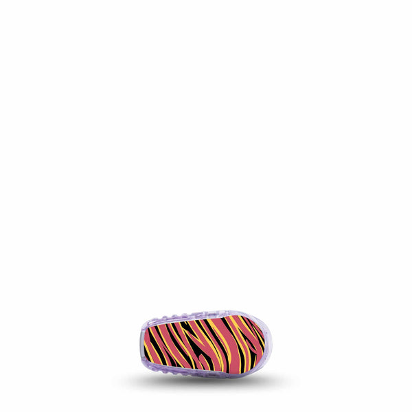 ExpressionMed Red, Black, and Yellow Cardinals Team Spirit Dexcom G6 CGM Transmitter Sticker