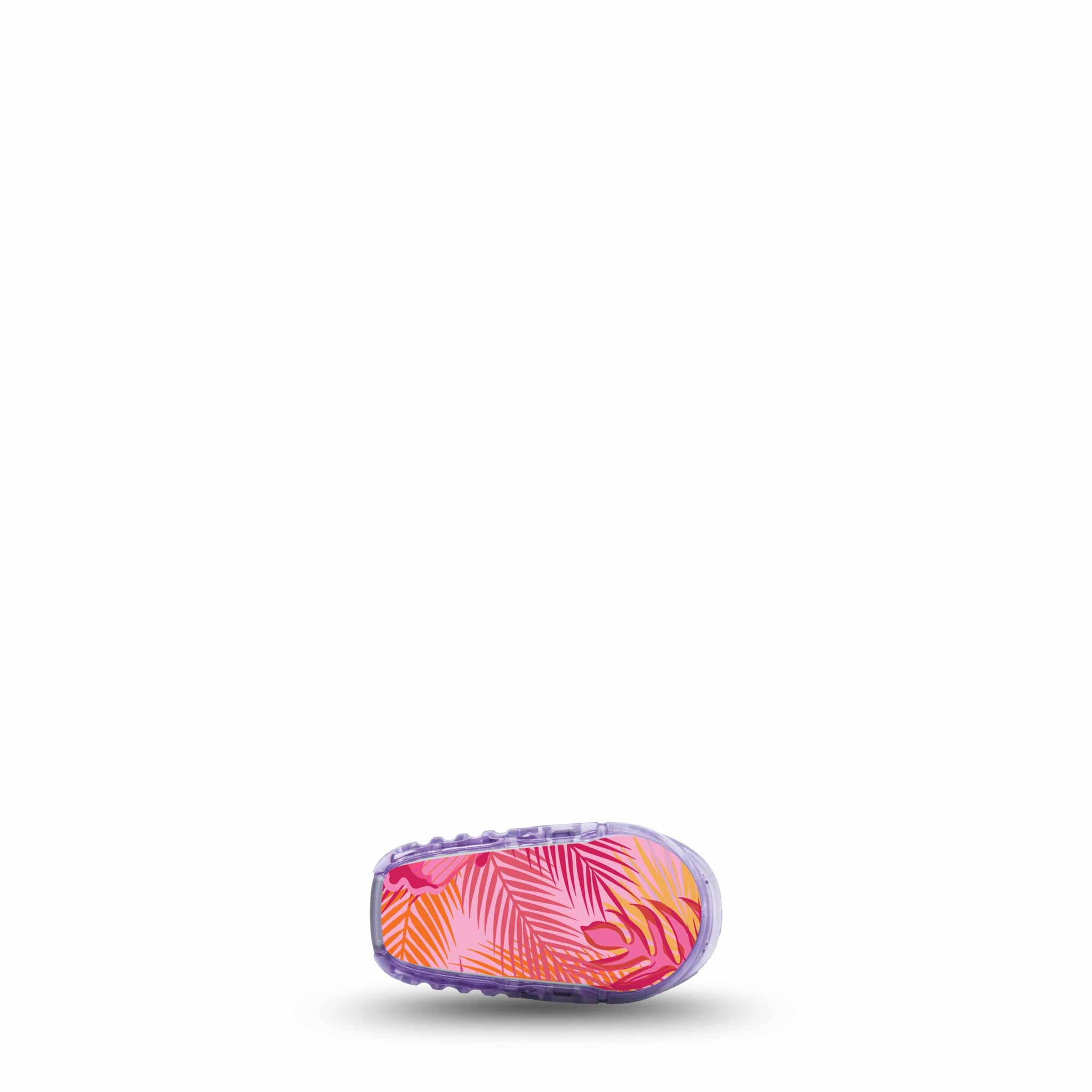 ExpressionMed Pink Hibiscus Dexcom G6 Transmitter Sticker