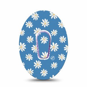 ExpressionMed Painted Daisies G6 Transmitter Sticker