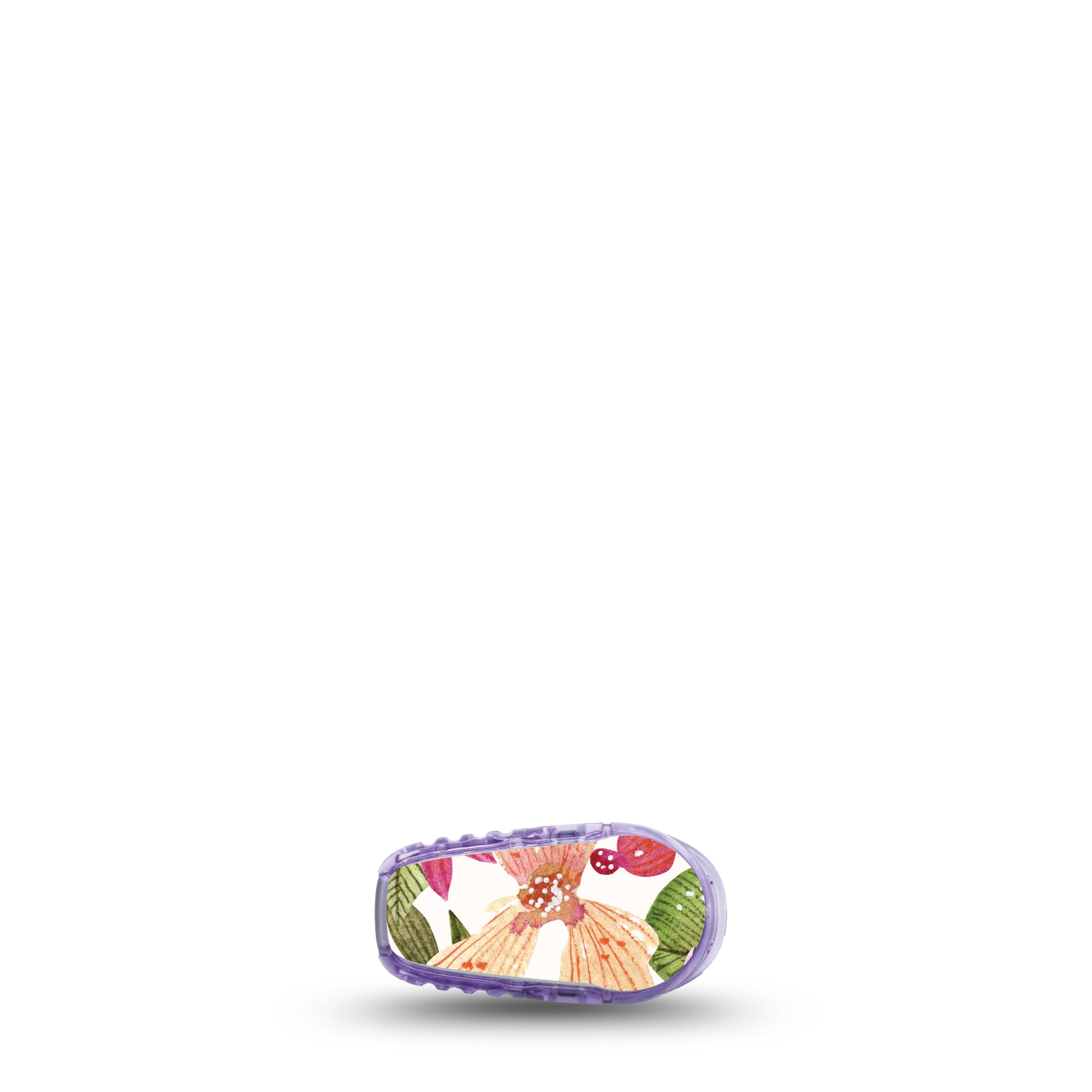 Spring Bouquet Dexcom G6 Transmitter Sticker, Single, Floral Petals And Leaves Themed, CGM Sticker Design