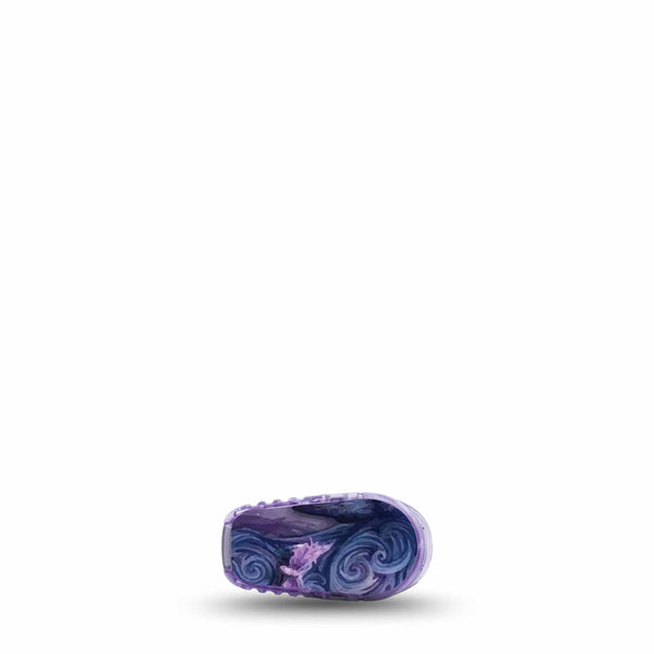 ExpressionMed Purple Butterfly Dexcom G6 Transmitter Sticker