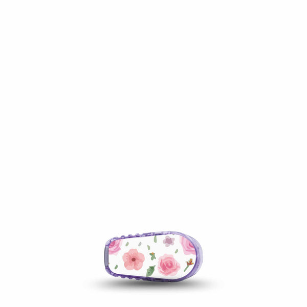 ExpressionMed Pastel Flowers Dexcom G6 Transmitter Sticker