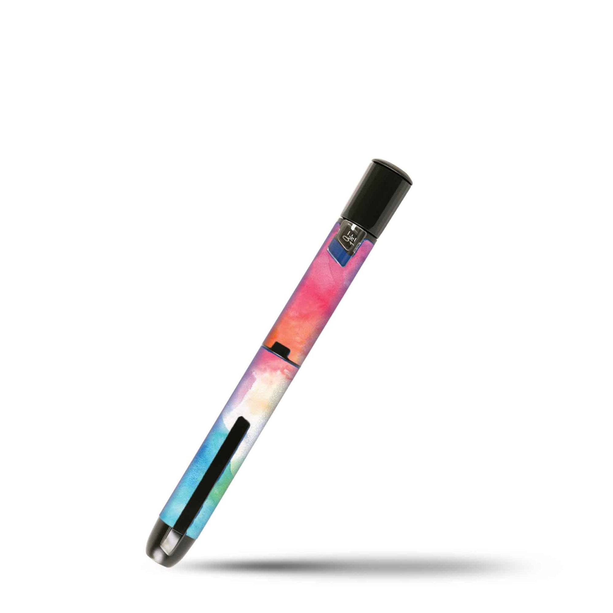 ExpressionMed Rainbow Clouds Smart Insulin Pen Sticker