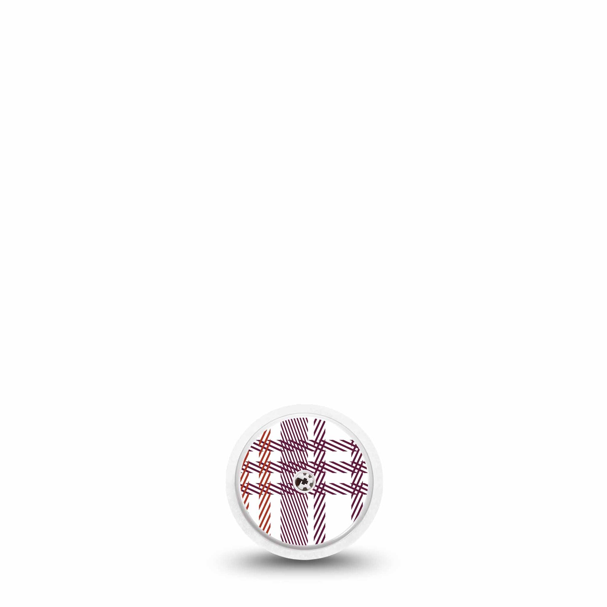 Auburn Plaid Libre Transmitter Sticker, Fall Fashion CGM Sticker, Abbott Lingo