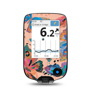 Butterfly Wings Libre Receiver Sticker, Abbott Lingo