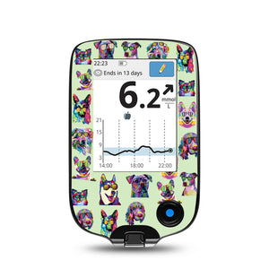 ExpressionMed Dog Party Libre Receiver Sticker, Abbott Lingo