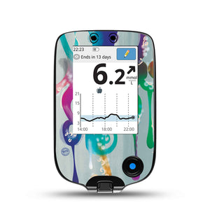 ExpressionMed Octopus Tattoo Libre Receiver Sticker, Abbott Lingo