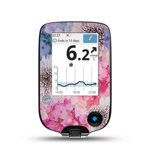 Bloom Town Freestyle Libre Receiver Sticker, Abbott Lingo