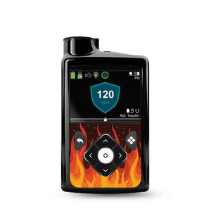 ExpressionMed Roarin' Flame MiniMed Sticker