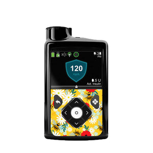 Bees and Flowers MiniMed Sticker