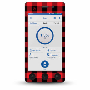 ExpressionMed Lumberjack OmniPod DASH Sticker