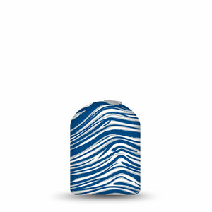 Blue and Gray Colts Team Spirit Omnipod Pump Sticker