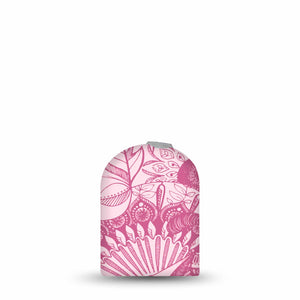 ExpressionMed Magenta Dani Omnipod Pump Sticker pink girly design