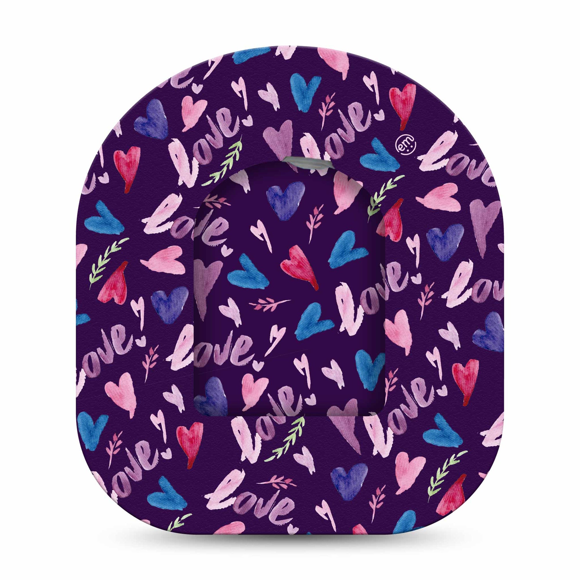 Watercolor Love Pod Sticker ExpressionMed