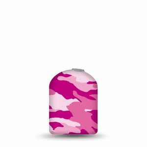 ExpressionMed Pink Camo Omnipod Device Center Sticker